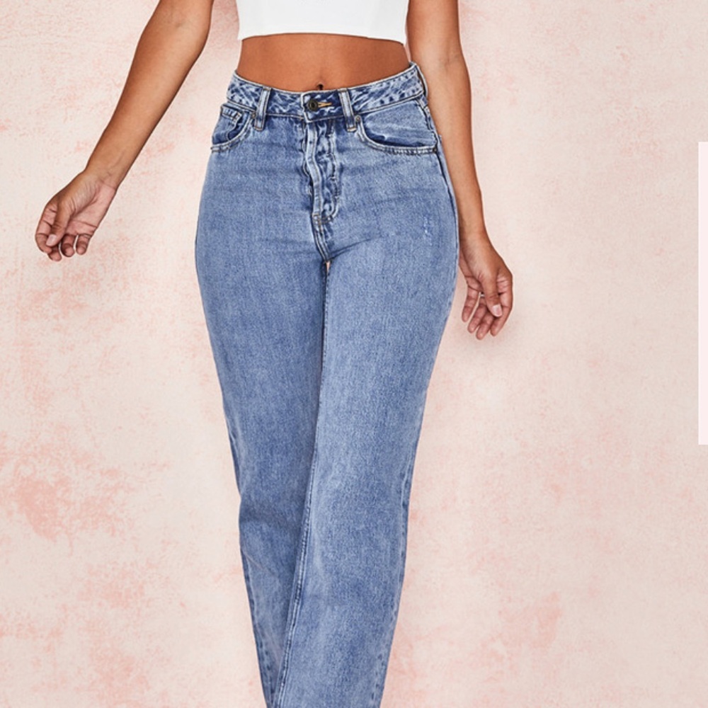 Denim boyfriend jeans in excellent condition